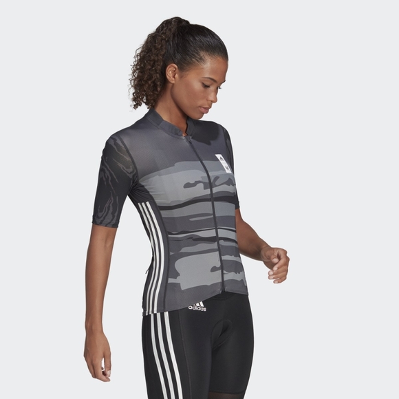 Women's Adidas x Thebe Magugu Aeroready Cycling Jersey - Picture 4 of 16